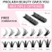 280 Pcs 40D+50D Mixed Lash Clusters - DIY Lash Extension Kit for At-Home Application - 14 Rows Cluster Lashes - 9-15 mix 40D+50D-C-Large - Buy Online on GoSupps.com