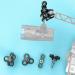 Seafrogs 1'' Aluminum Ball Clamp Mount  Three Cut Out Ball Clamp Mount  360 Degree Clip Adapter Bracket Holder for Underwater Diving Light(CP-3-2PCS) - Buy Online on GoSupps.com