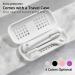 Travel Toothbrush with Case & Replaceable Heads | Xtr Space Travel Essentials for Camping & Business Travel - White - Buy Online on GoSupps.com