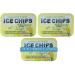 ICE CHIPS Xylitol Candy Tins (Lemon, 3 Pack) - Includes BAND as shown Lemon 1.76 Ounce (Pack of 3)
