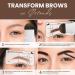 ANGIEHAIE Eyebrow Stamp Stencil Kit - Gray Black - 24 Reusable Stencils for Perfect Brow Shaping & Natural Look - International Shipping Available - Buy Online on GoSupps.com