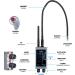 Knight Premium Hidden Devices Detector - RF Bug Detector & Hidden Camera Finder | Anti Spy Detector for GPS Tracking/Radio Frequency Signal Detection - Buy Online on GoSupps.com