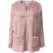 AMhomely Women's Plus Size Double Fleece Hooded Jumper - Pink 3XL - Buy Online on GoSupps.com