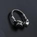 Buy LXUEBAIX Vintage Silver Punk Jewelry - Unique Headphone Shape Distressed Accessory for Men & Women - Buy Online on GoSupps.com