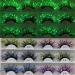Lilishop Luminous Glitter Lashes Glow Under Light Fluffy Fiber Dramatic Shining Colored Lash Extensions Costume Cosplay Decorative Eyelashes Strip Sparkly Mermaid Queen Art DIY Sequins Makeup K2