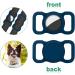 Ainiv Pet Protective Case for Apple Airtag GPS Finder Silicone Airtag Dog Cat Collar Holder Pet Loop Holder Safety and Anti-lost Air Tag Tracker Case for Apple Locator Tracker Blue - Buy Online on GoSupps.com