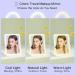 Rechargeable Travel Makeup Mirror with 10X Magnifying Mirror - Portable Lighted Cosmetic Mirror for Travel & Office - 3 Light Modes - Touch Screen Dimming - White - Buy Online on GoSupps.com
