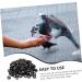 Angoily 300 Pcs Pigeon Anklet Duck Oyster Shell for Pigeon Identification Ring Network Management Bayonet 1.3X1.3CMx3pcs Blackx3pcs - Buy Online on GoSupps.com