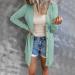 Long Shirt Outerwear Top Thin Warm Knitted Coat Women's Blouse V-Neck Shirt Tunic Long Women's Tunic Women's Shirt Casual Checked Shirt Women's Winter Chunky Knit Jacket G-green M - Buy Online on GoSupps.com