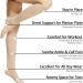 Ailaka Knee High Compression Socks for Women & Men - 20-30 mmHg Open Toe Calf Support for Varicose Veins Travel Nurses Pregnancy Recovery - Beige X-Large (1 Pair - Buy Online on GoSupps.com
