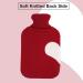 Soft Knit Heart Pattern Hot Water Bottle Cover - 2L Wine - HomeTop - Pack of 1 - Buy Online on GoSupps.com