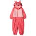 Regatta Children's Mudplay Iii Waterproof and Breathable Insulated Animal All-in-one Suit Size 36-48 Geranium/Pink Blossom