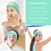 Whaline Spa Headband Set - 4 Pack Stretch Terry Cloth Hair Bands for Sport, Yoga, Shower - Mint Green - Buy Online on GoSupps.com