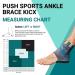 Push Sports Ankle Brace Kicx - Easy-On Pro Taping Support (Medium Right Size 2) - International Shipping Available - Buy Online on GoSupps.com