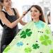 Waterproof Barber Cape - Clover & Cheetah Haircut Bib for Men & Women | Premium Hair Cutting Cape | eCommerce Global Shipping - Buy Online on GoSupps.com