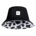 XSKJY Reversible Smiley Face Bucket Hat Print Bucket Hat for Women Vacation Travel Beach Sun Cap A1