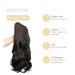 50cm Dark Brown Curly Claw Clip Ponytail Extensions | Wavy Hair Braid | Synthetic Hair for Women - Buy Online on GoSupps.com