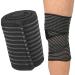 High Elastic Bandage - Extra Long Stretch Compression Knee Brace for Sports & Running - Black - Buy Online on GoSupps.com