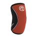 Rehband elbow bandage made of 5mm SBR/Neopren elbow Sleeve for strength sports anatomical design slippery & tight -fitting for women & men S orange/black - 1 piece