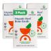 Gourmend Foods Organic Beef Broth | Low FODMAP Certified | Deliciously Digestible, Gut Friendly, IBS Friendly | Onion & Garlic Bulb Free | Unsalted  No Fillers or Preservatives | 16.9 Ounce (Pack of 3) 3 Pack
