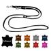 Dog liner Small dogs / large dogs 2m / 2.40m / 2.80m / 3.50m / 5m Double linen adjustable (2.80m x 15mm black) 2.80m x 15mm black