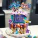 8pcs Jasmine Cake Decorations Jasmine Birthday Cake Topper Decorations with Jasmine Magic Lamp Flying Carpet Arabian Princess Party Supplies For Girls Kids Birthday Baby Shower Party Favors Purple - Buy Online on GoSupps.com