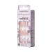 LoveShackFancy x imPRESS Press-On Manicure Limited Edition - Blushing Lavender Medium Almond Pink Nails Set with Prep Pad, File, Cuticle Stick - 30 Fake Nails - Buy Online on GoSupps.com
