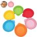 EACTEL Pet Food Can Tops Pet Can Tin Lids Set Of 3 Silicone Pet Can Covers Storage Can Tin Covers Lid Top Cat Dog Food Cover Standard Size For Dog Cat Can Food Random Color - Buy Online on GoSupps.com