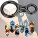 Lankai 35kN Climbing & Abseiling Device | 8 Descender for Height Rescue & Hammock Use - Premium Climbing Equipment (Black) - Buy Online on GoSupps.com