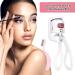 Eyelash Curler Heated with LED Display Electric Eyelash Curler Rechargeable USB-C Eyelash Curler with 3 Temperature Modes Silicone Heating Pad Auto Stop Wide Angle Design for All Eyelashes White - Buy Online on GoSupps.com