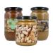 Naturitas Set of 3 organic nut creams | 1 organic roasted almond cream 250g | 1 organic peanut cream 250g | 1 organic hazelnut cream 290g
