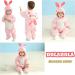Doladola Baby Boys Girls Rabbit Hooded Onesie | Infant Pajamas Romper 3.5-4.5 Years - Buy Online on GoSupps.com