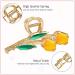 6 Pcs Large Metal Flower, Tulip, Strawberry & Butterfly Hair Claw Clips - Strong Hold Clamps for Long, Thick, Thin, Curly Hair - Fashion Accessories for Women and Girls - Buy Online on GoSupps.com