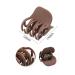 Toderoy 4 PCS Medium Size Non-slip Matte Octopus Claw Hair Clips for Women - Double Row Teeth Jaw Clips - Neutral Color - Buy Online on GoSupps.com