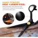 Premium 9-inch Fabric Scissors for Sewing - High Density Carbon Steel Shears with Bonus Measuring Tape for Fabric, Leather, and Metal Cutting - Buy Online on GoSupps.com