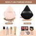 DUAIU 6Pcs Triangle Powder Puffs - Velvet Face Makeup Sponge Set - Buy Online on GoSupps.com