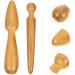Buy Kombiuda Acupressure Rod Massage Stick - Reflex Zone & Trigger Point Foot Massager 11x2.5cm Light Brown - International Shipping Available - Buy Online on GoSupps.com
