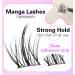 Shop Manga Lash Clusters - 100pcs Reusable Self Adhesive Eyelashes | Easy Apply Wispy Anime Lashes - Buy Online on GoSupps.com