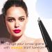 Wamza Slanted Eyebrow Tweezers for Women & Men - Stainless Steel Precision Hair Pluckers for Chin & Fine Hair - Black - 1 Pack - Buy Online on GoSupps.com