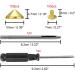 YORANYO 100 Sets Gold Cone Spikes & Bullet Studs - 4.7MM Height - Suitable for Clothing, Shoes, Leather Craft, Belts & Bags - Screw Back Punk Accessories with Installation Tools - Buy Online on GoSupps.com