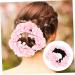 minkissy 1pc Stretch Hair Ring Hair Ribbons Hair Rope Girls Hair Tie Women Hair Tie Ponytail Holder Vacation Rose Fixed Rope - Buy Online on GoSupps.com