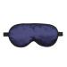 Everest Essentials Silk Sleep Mask with Adjustable Strap Blocks Out Light and Helps Sleep Better | Eye Mask for Yoga Shift-Work Migraines Puffy Eyes | Blindfold Comes in a PE Zip Bag (Navy Blue)