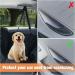 Peticon Waterproof Dog Car Seat Cover with Mesh Window - Nonslip, Scratchproof Hammock for Backseat - Fits Cars, Trucks, SUVs, Jeeps - Black - Buy Online on GoSupps.com