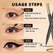 Liquid Eyeliner Waterproof - High-Pigmented Eyeliner Pencil with Precise Tip Long-Lasting Smudge-Proof Eyeliner Eye Makeup Cosmetic for Wide and Bold Winged Eyeliners Cat Eye Liners - Buy Online on GoSupps.com