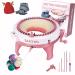 Knitting Machines 48 Needles Knitting Loom Machine with Row Counter Smart Weaving Loom Round Spinning Knitting Machines Taifctft DIY Knitting Board Rotating Double Knit Loom Machine Kit