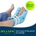 Posey TIDI Heel Guards Foam Heel Protectors for Pressure Injuries, One Size Fits All, Light Blue (Qty 1 Pair), Off-Loading Devices for Home Care - 6127 - Buy Online on GoSupps.com