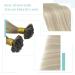 Youngsee Real Hair Extensions - Ombre Bonding Extensions 35cm Remy Hair Dark Ash Blonde to Platinum Blonde Keratin Fusion U-Tip 50g #18/60A/60 - Buy Online on GoSupps.com