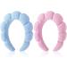 YUXIANLB 2 PCS Spa Headbands for Women Bubble Sponge Headband for Washing Face Skincare Headbands for Makeup Removal Terry Cloth Puffy Shower Headbands for Women Skin Care Accessories(Pink Blue) Pink & Blue 2 - Buy Online on GoSupps.com