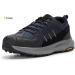Fitville Men's Extra Wide Hiking Shoes | Light Breathable Trekking Sneakers | Slip-Resistant Outdoor Footwear | Ankle Support | Size 47 EU Navy - Buy Online on GoSupps.com
