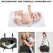 Buy Miss Lulu LT6638 BK Baby Changing Bag | Stylish Black Diaper Bag | International Shipping Available - Buy Online on GoSupps.com